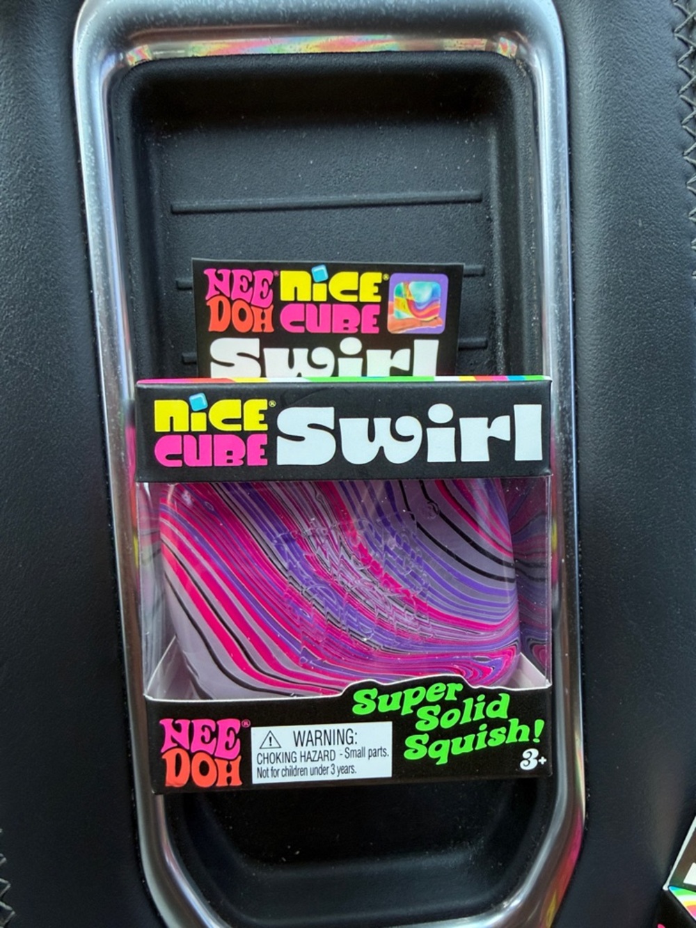 Nice Cube Swirl Super Solid Squish! - Pink & Purple